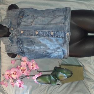 Womens Size Large Maurices jean Vest
#21